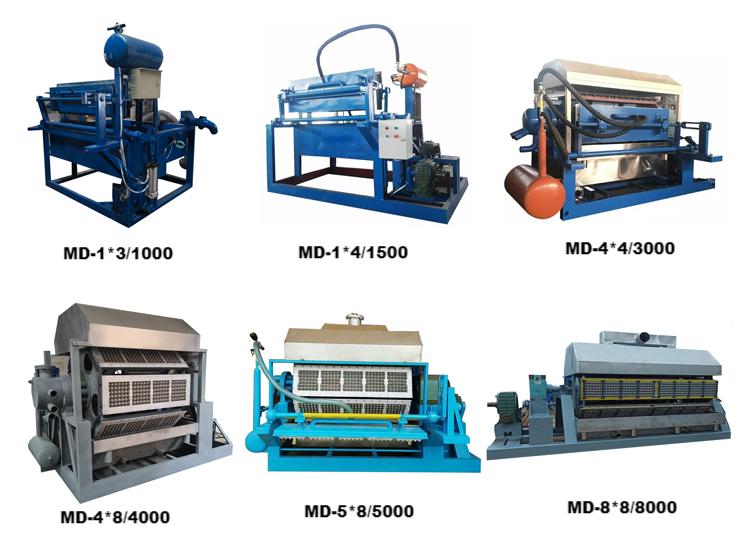 Egg tray making machine